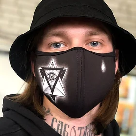 Маски защитные: маска глаз - слеза неопрен